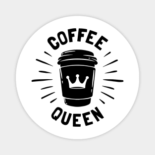 Coffee Queen, Crown Cup © GraphicLoveShop Magnet